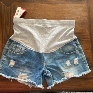 Maternity Denim Shorts Size Medium